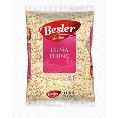Besler Mutfak Luna Pirinç 2,5 kg