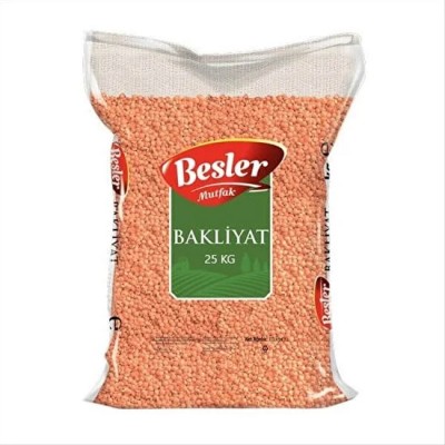 Besler Mutfak Kırmızı Mercimek 25 kg