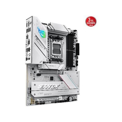 ASUS Rog Strix B850-A Gaming WiFi AMD B850 AM5 DDR5 6400 DP HDMI 3X M2 USB3.2 WiFi 6E BT AURA RGB Anakart
