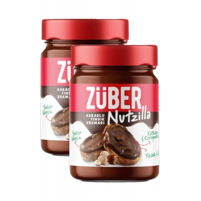 Züber Nutzilla Fındık Kreması Kakaolu 315g X 2 Adet