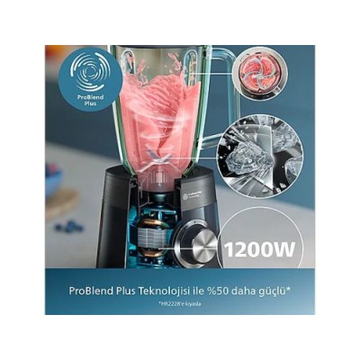 PHILIPS 5000 Serisi Smoothie Blender Siyah
