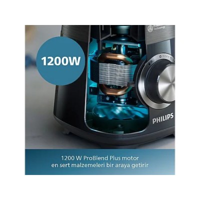 PHILIPS 5000 Serisi Smoothie Blender Siyah