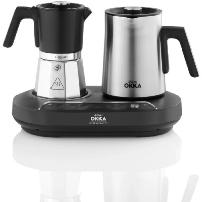 ARZUM OK0027 Okka Rich Moka Pot İtalyan ve Türk Kahve Makinesi