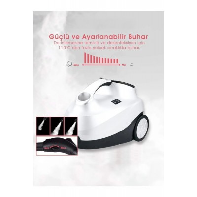Pirantech CB-107C Çok Fonksiyonlu Buharlı Temizlik Makinası - Buharlı Temizleyici 