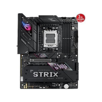 ASUS Rog Strix B850-E Gaming WiFi AMD B850 AM5 DDR5 6400 DP HDMI 3X M2 USB3.2 WiFi 6E BT Aura RGB Anakart