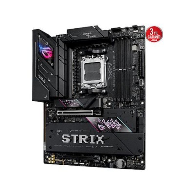 ASUS Rog Strix B850-E Gaming WiFi AMD B850 AM5 DDR5 6400 DP HDMI 3X M2 USB3.2 WiFi 6E BT Aura RGB Anakart