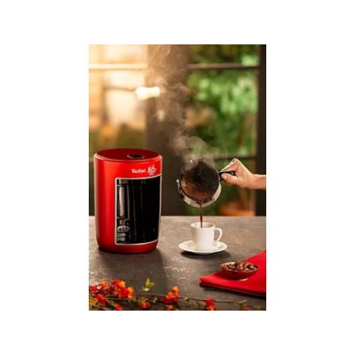 TEFAL Köpüklüm Otomatik Türk Kahve Makinesi Kırmızı