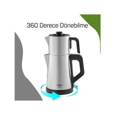 ARZUM AR3129 Deminde Çay Makinesi Inox