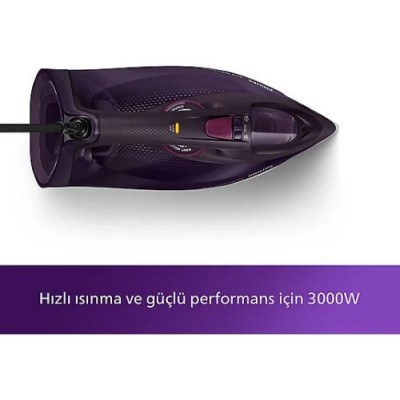 PHILIPS Azur DST7061/30 Buharlı Ütü Koyu Mor