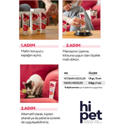 HiPet Tüy Dökülme Engelleyici Kedi Maltı
