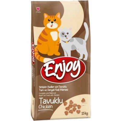 Enjoy Tavuklu Yetişkin Kedi Maması 15 Kg