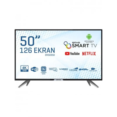 Onvo OV50350 50" 127 Ekran Uydu Alıcılı 4K Ultra HD Smart LED TV