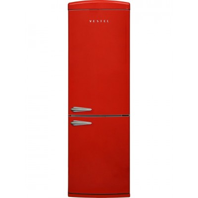 Vestel Retro NFK37201 Kırmızı F Enerji Sınıfı 330 Lt Buzdolabı