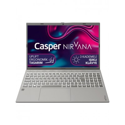 Casper Nirvana C550.1255-BV00X-G-F Intel Core i7 1255U 16GB 500GB SSD Freedos 15.6" Taşınabilir Bilgisayar
