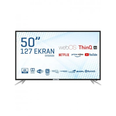 Onvo OV50500 50" 127 Ekran Uydu Alıcılı 4K Ultra HD Smart LED TV