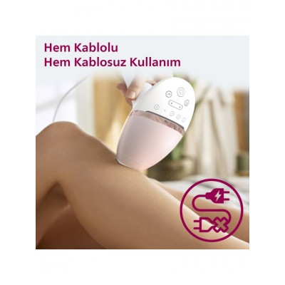 Philips Lumea BRI950/00 Lumea Lazer Epilasyon IPL Tüy Alma Cihazı Yüz+Vücut+Hassas Bölge Kullanımı,Kablolu/Kablosuz Kullanım