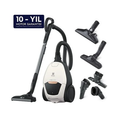 ELECTROLUX Pure D8 PD82-ALRGT 600W Toz Torbalı Elektrik Süpürgesi Beyaz