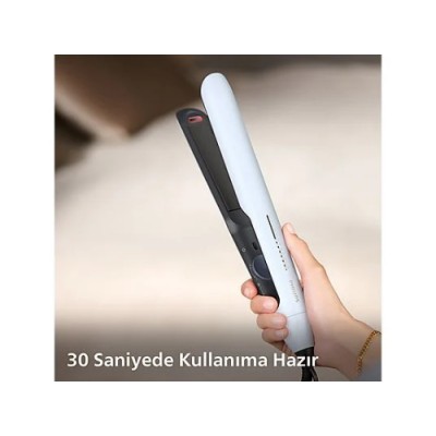 PHILIPS BHS520/00 5000 Serisi, Bukle Yapma Özellikli, Argan Yağı Katkılı, İyonik Bakım, Isıya Dayanıklı Saç Düzleştirici Kılıf Hediyeli
