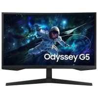 SAMSUNG Odyssey G5 LS27CG552EUXUF 27 inç QHD 1ms 165Hz Freesync HDR10 VA Kavisli Gaming Monitör Siyah